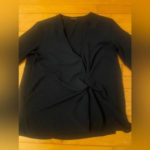 Top shop, Size 6, Very Gently Used, Navy, Twist Top